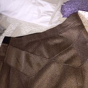 Vintage Free People Long Maxi Office Skirt Slit 8 M New Boho Hippie Preppy